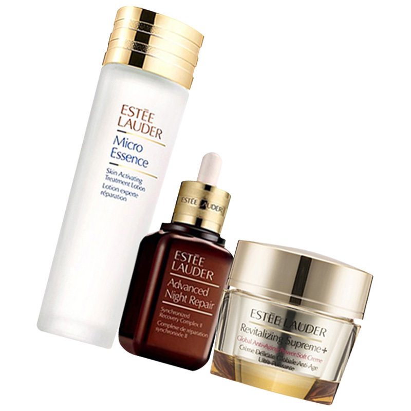 ESTĒE LAUDER 雅诗兰黛多效抗老套装(原生液150ml+特润精华露50ml+多效智妍面霜75ml) 修护