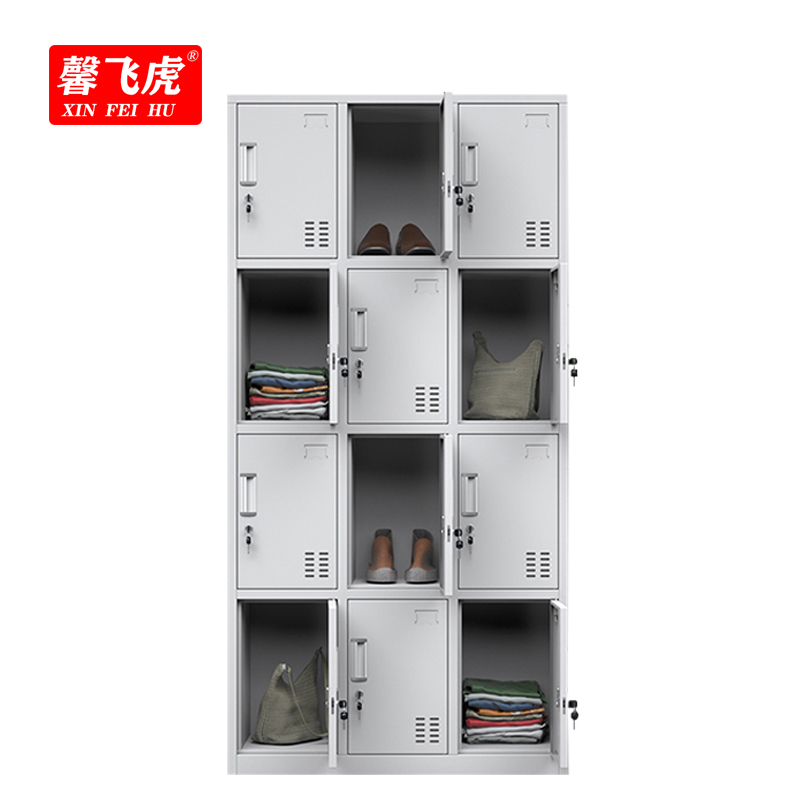 馨飞虎更衣柜储物柜存包柜12门/台高清大图