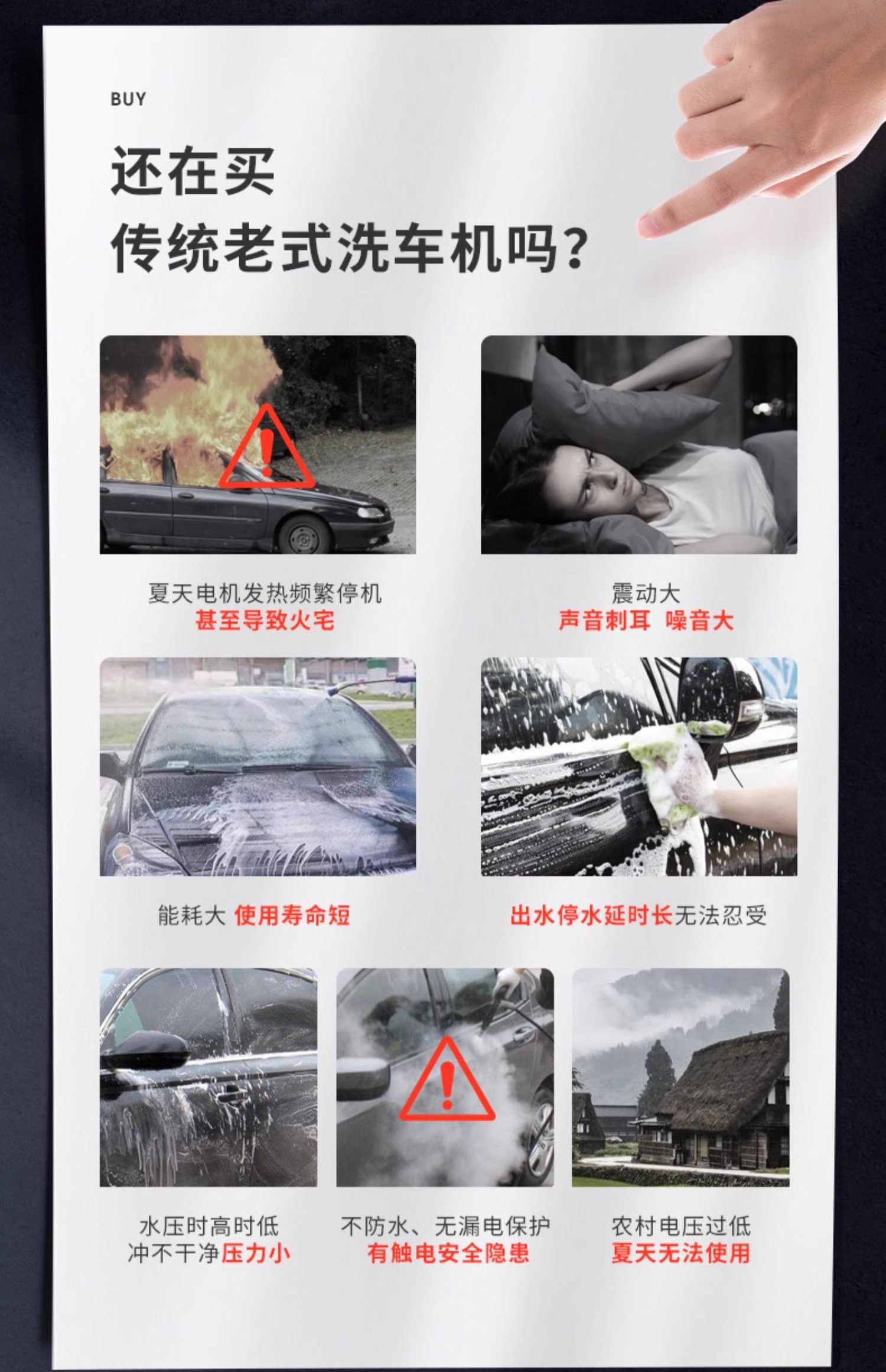 [补贴10%]洗车机高压水泵水枪神器220v家用刷车全自动便携式大功率清洗高清大图