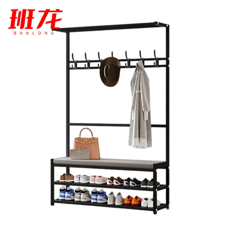 班龙鞋架衣帽架7钩个高清大图
