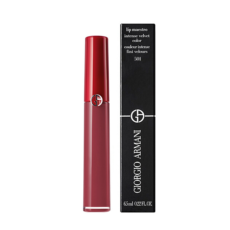 ARMANI阿玛尼臻致丝绒哑光唇釉 口红 400 红管哑光 阿玛尼红 6.5ml