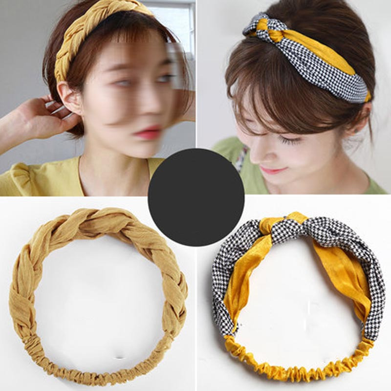 韩版束发绑发带甜美小清你新森女系发箍宽边个性欧美头箍头饰女女生