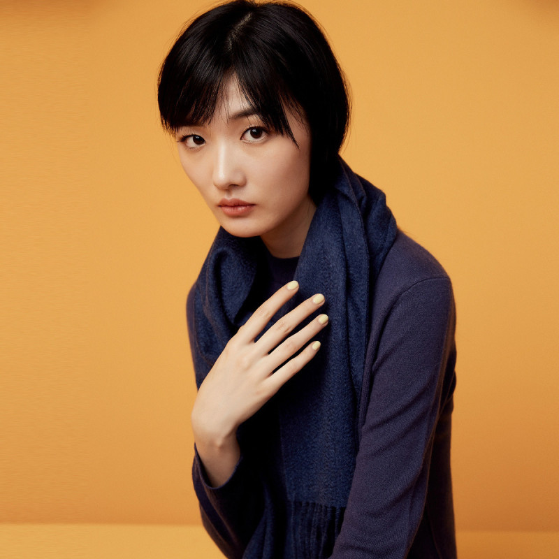 鄂尔多斯ERDOS 100%山羊绒单层水纹女款围巾
