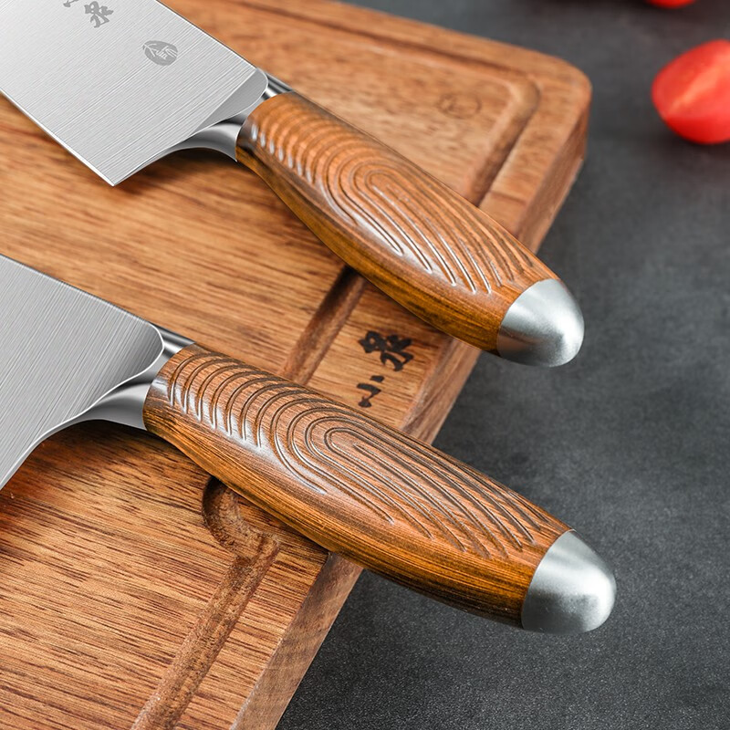 张小泉大师印·松涧斩切刀303mm*180mm*84mm传统手工湿式锋利更耐用V型渐薄式开刃食材锋利切入高清大图