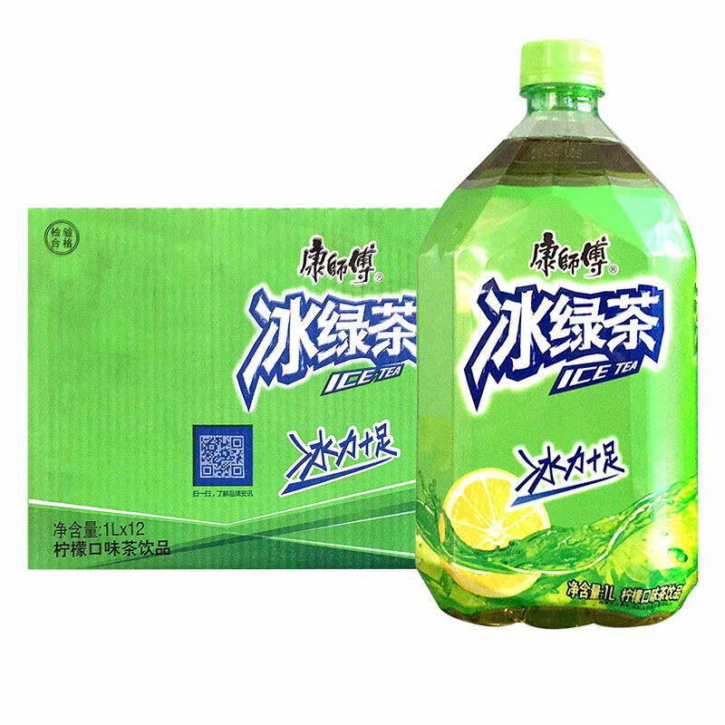 康师傅冰绿茶1l*12瓶
