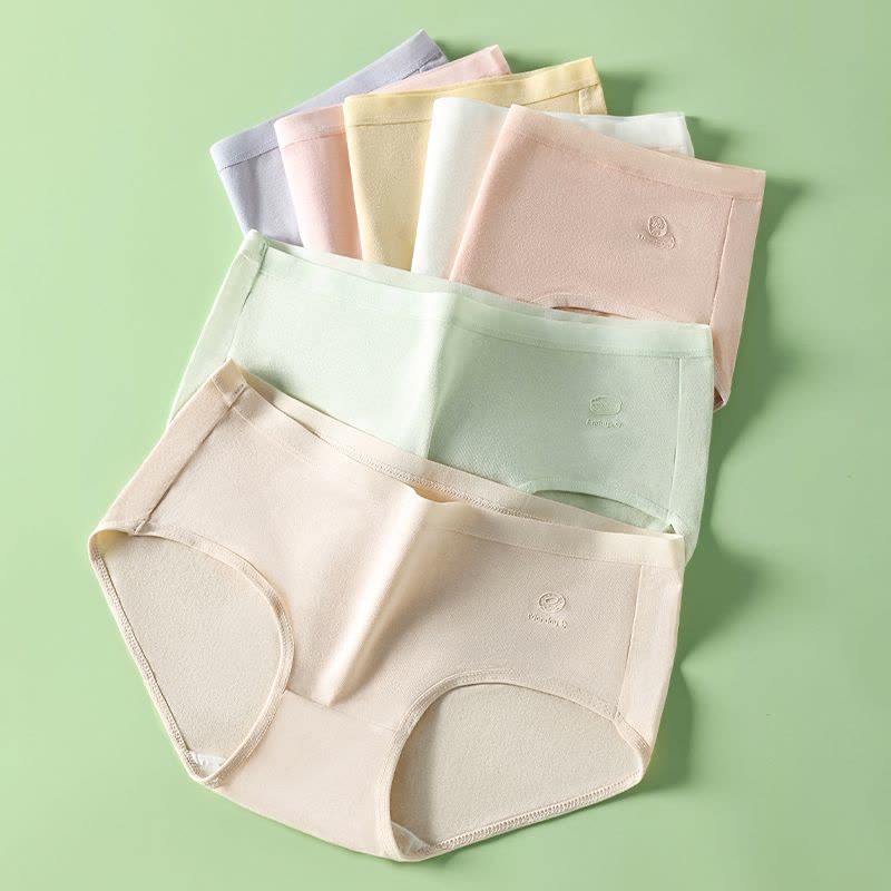 浪莎性感内裤女士透气2025新款少女生纯棉7A抗菌全棉裆三角裤短裤图片