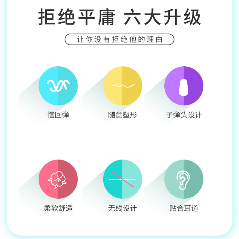 3M隔音耳塞防噪音睡眠睡觉宿舍防吵呼噜打呼噜降噪荧光黄1对蓝色收纳盒+替换2盒(12只)高清大图