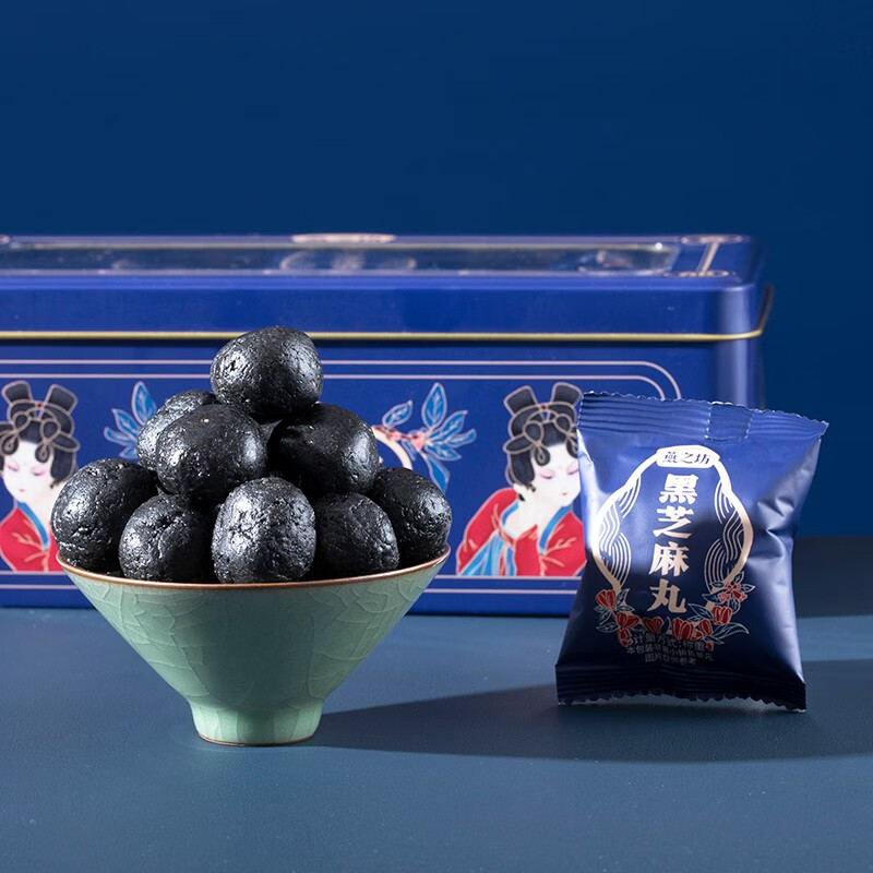 燕之坊 黑芝麻丸(36粒铁盒装)324g