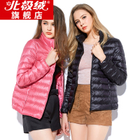 北极绒90%白鸭绒轻薄羽绒服女2019新款冬季轻便薄款运动休闲外套59