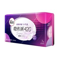 高洁丝隐形派卫生巾极薄棉柔420mm7片 *5包