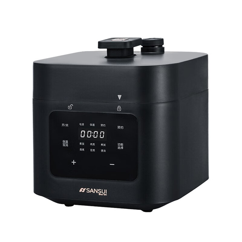 山水(SANSUI) 家用智能预约定时2L电压力锅 SY-20D112 黑色高清大图