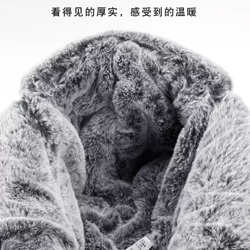 保暖雷锋帽 东北防寒防风棉帽 黑色-加大码(插扣款)高清大图