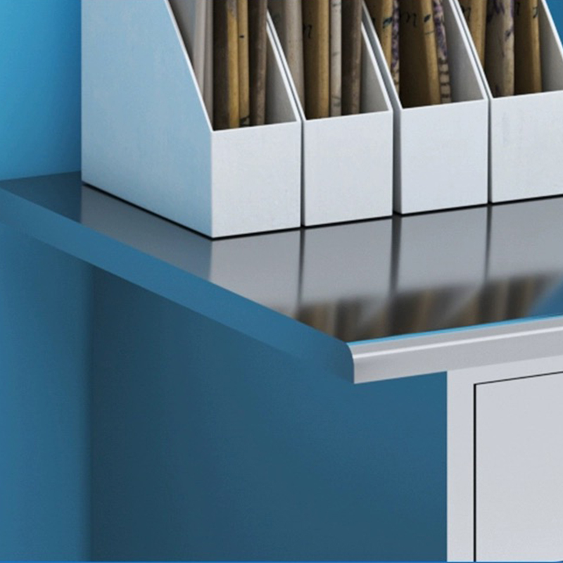 汉诺鑫威办公桌五斗一门[长1.4米]304食品级不锈钢高清大图