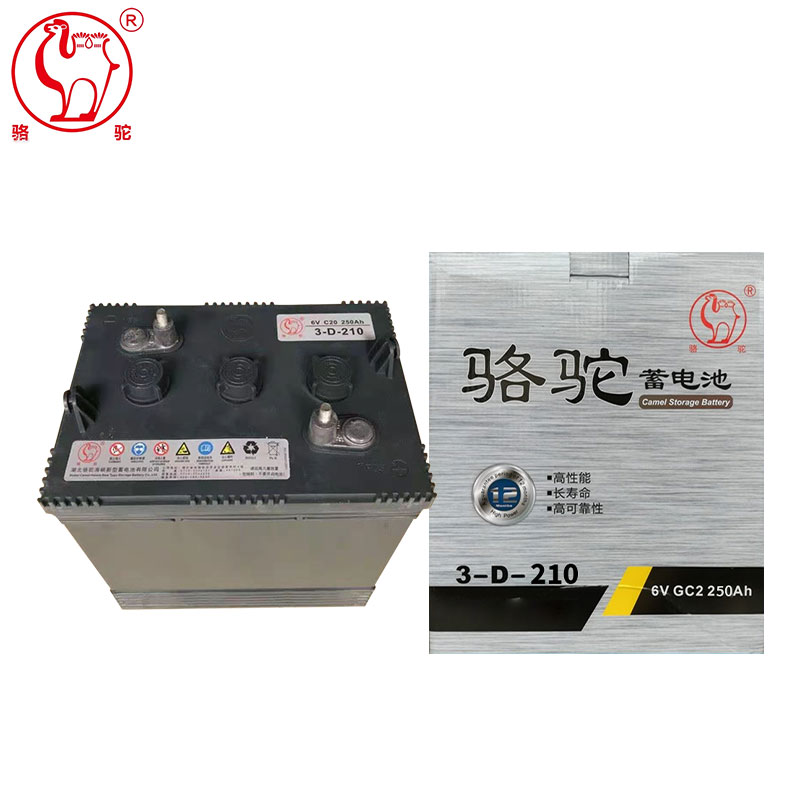 骆驼 蓄电池6V250Ah 3-D-210 只高清大图