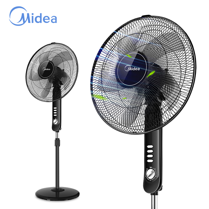 美的(Midea) 机械落地扇 FS40-15F1 五叶电风扇 静音