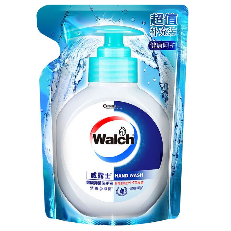 525ml*1袋 威露士健康洗手液袋装525ML自然清新抑菌洗手液补充装批发