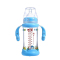 乐儿宝(bobo)防摔玻璃宽口径奶瓶 蓝色240ml (适用12个月以上宝宝)