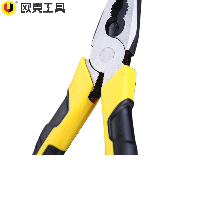 欧克(Ouke)钢丝钳美式老虎钳克丝钳 多功能平口钳(6英寸150mm OK-3341)高清大图