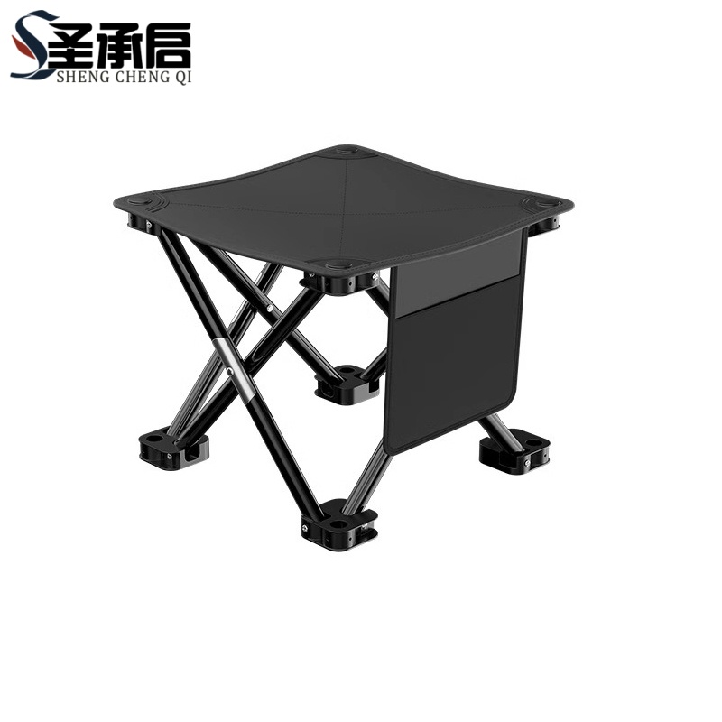 圣承启 户外小马扎 大号带侧兜 把高清大图