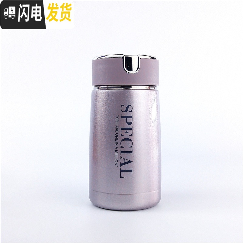 三维工匠230/310小泡茶杯子保温杯女颜值高便携小巧学生简约 A款-深金色[带茶漏]310+收藏宝贝送杯刷高清大图