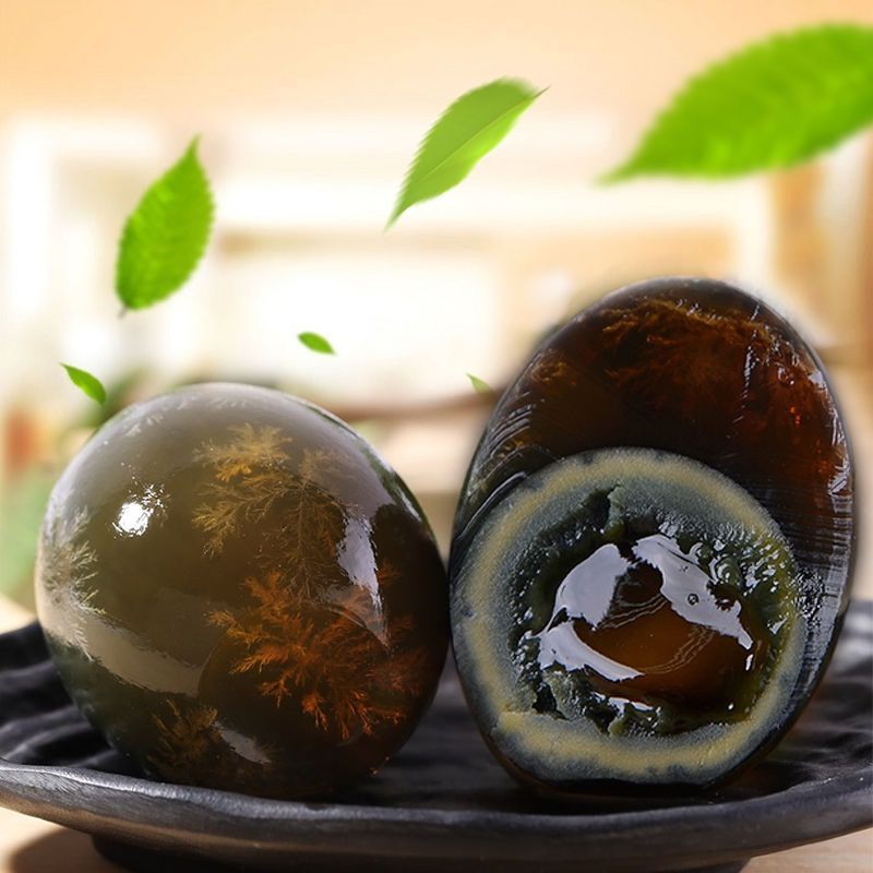 [熊猫鸟]河南特产松花皮蛋 20枚 单枚50-60g 正宗土鸭蛋新鲜腌制溏心皮蛋河南特产变蛋高清大图