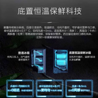 海尔(Haier)BCD-571WGHFD2BW4U1 571升全空间保鲜零嵌入式法式594mm超薄白色EPP