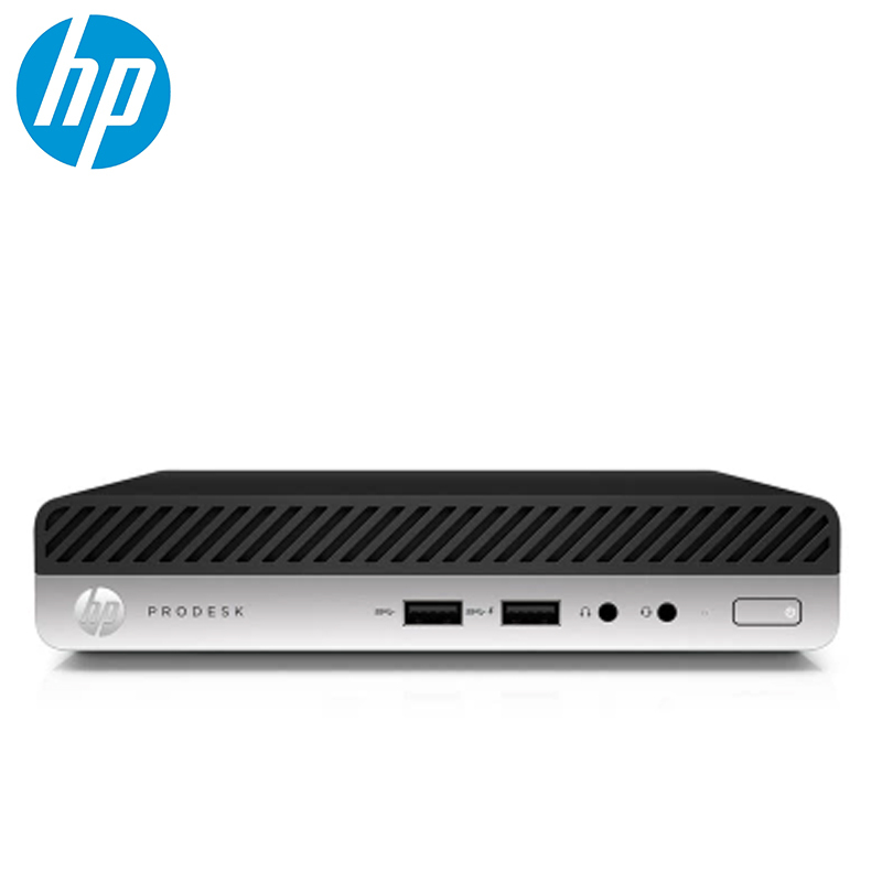 惠普(HP)400 G3 DM 台式主机 I3-7100T 4G 128G 配23.8商用显示器