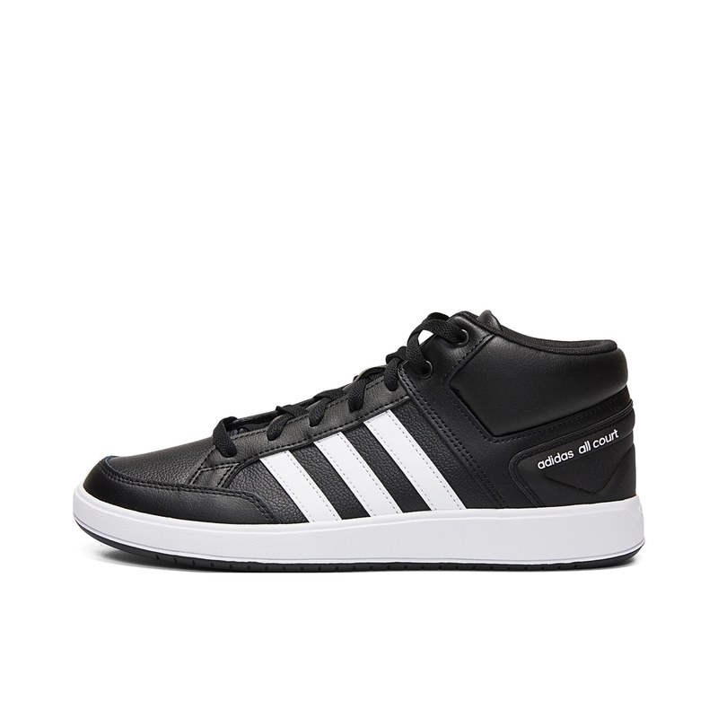 阿迪达斯新款男鞋中高帮休闲板鞋男视频