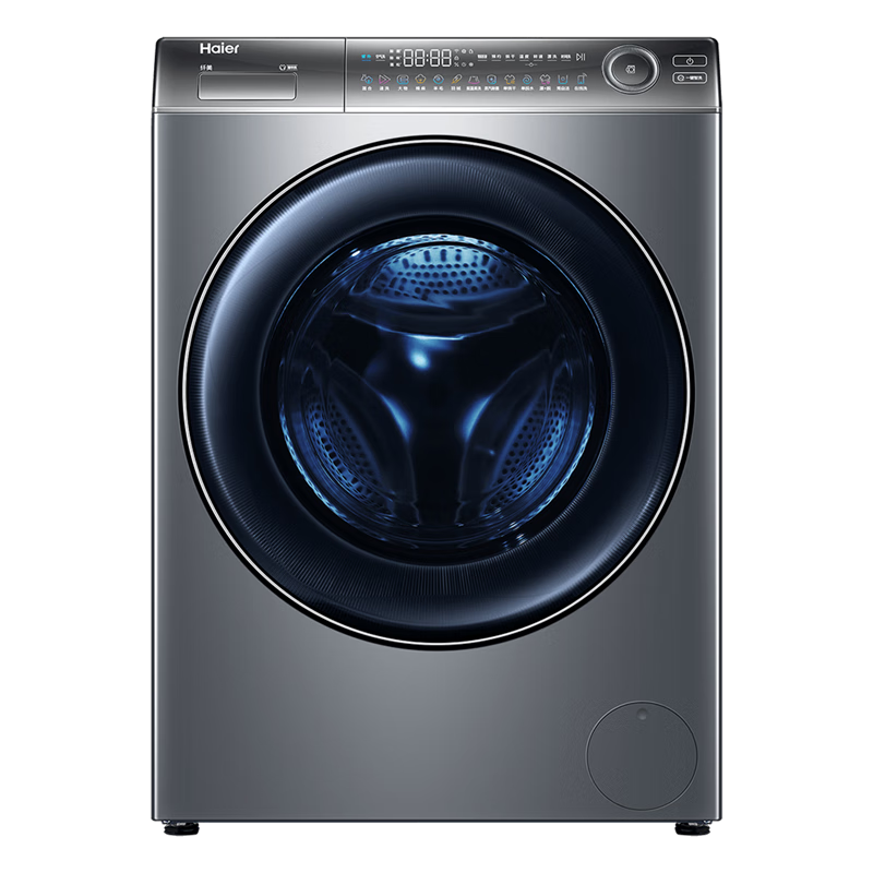 海尔(Haier)XQG100-HBD176PLUSLU1 10公斤精华洗超薄洗烘一体直驱变频滚筒洗衣机家用高清大图