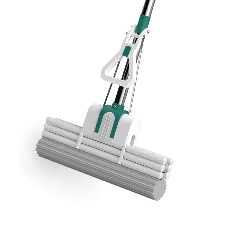 铁耀 滚轮胶棉拖把 38cm 把图片