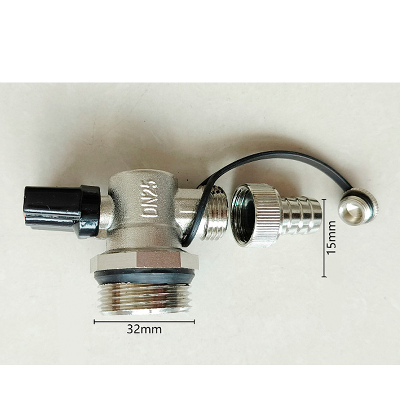 欧明净 地暖分水器放水阀 一寸 个高清大图