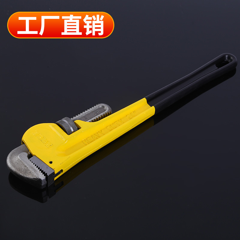 欧克(Ouke)美式管子钳 轻型管子钳手动多规格 水管钳 美式轻型管钳(18英寸450mm OK-3516)高清大图