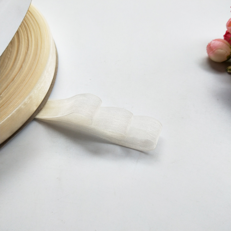 家柏饰(CORATED)1.5cm优质韩版纱带钩帽丝带 礼品礼盒包装彩带手工diy发饰品材料 米白色