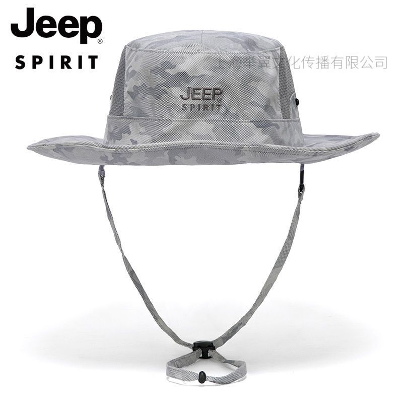 Jeep 吉普 夏季渔夫帽 盆帽遮阳帽 太阳帽