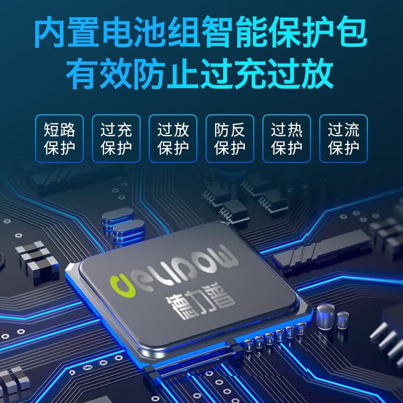 德力普 大容量锂离子聚合物锂电池组带显示屏移动电源12V 16000mAh[带显示器+送2A充电器]高清大图