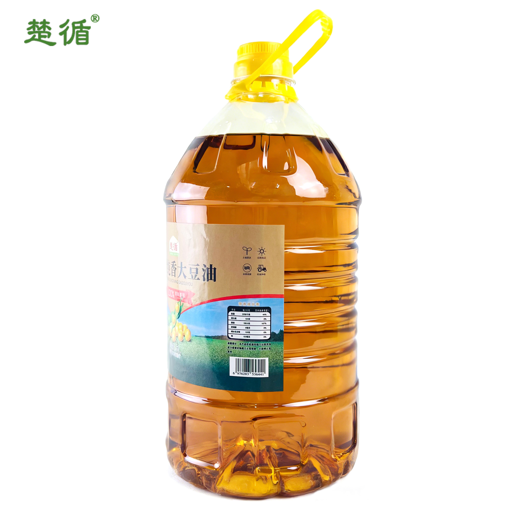 楚循 东北纯香大豆油 5L 桶高清大图