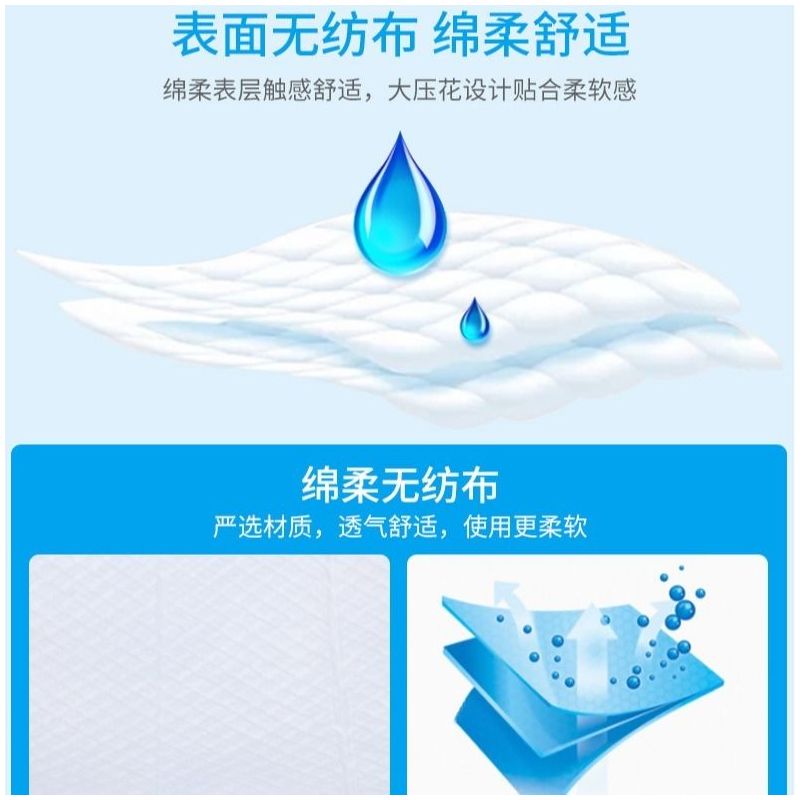 老年人护理垫成人尿不湿60*90隔尿床垫尿片孕妇产褥垫|60*90护理垫5片/包(试用装) 3包