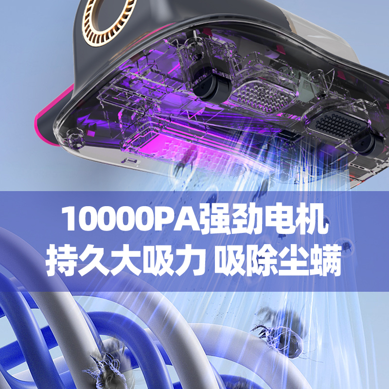 苏宁宜品 HC-11(SNYP-CMY-03 除螨仪 食螨兽3无线杀菌双拍打紫外线家用手持床上吸螨器除螨虫吸尘器标准款高清大图