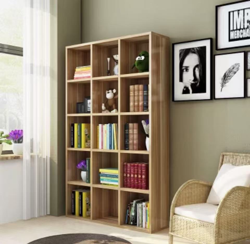 哈御木坊可定制双柱双面书架可拆装900*450*2000mm/组高清大图