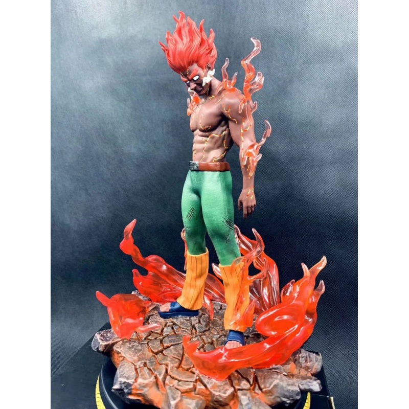 新款火影忍者gk jz迈特凯八遁甲夜凯可亮灯模型手办摆件像