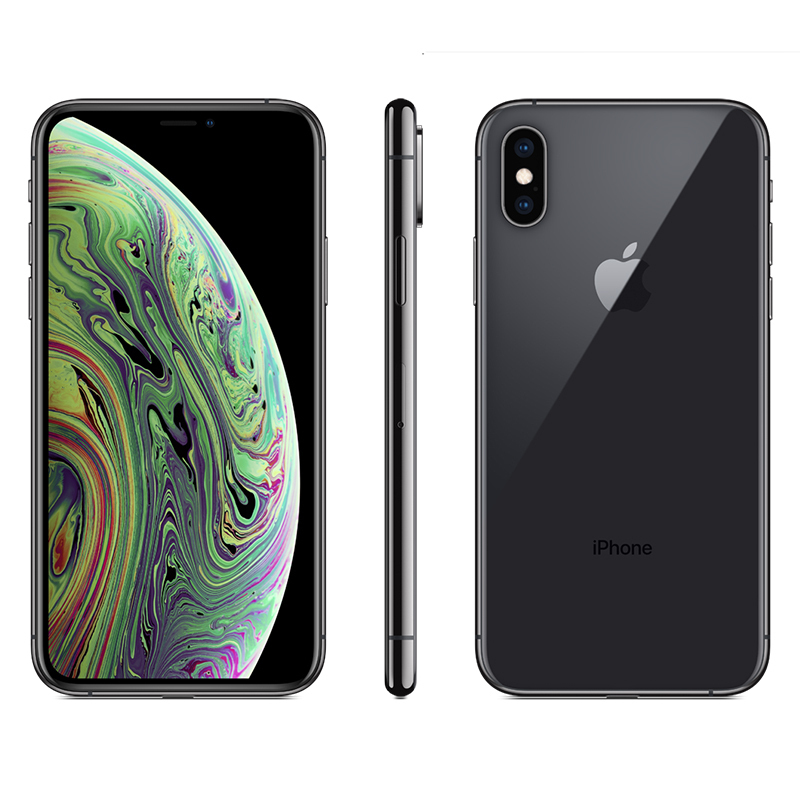 [官方正品]Apple/苹果iPhone XS 美版未激活有锁 移动联通电信全网通4G智能手机64GB美版有锁未激活 黑色[裸机]