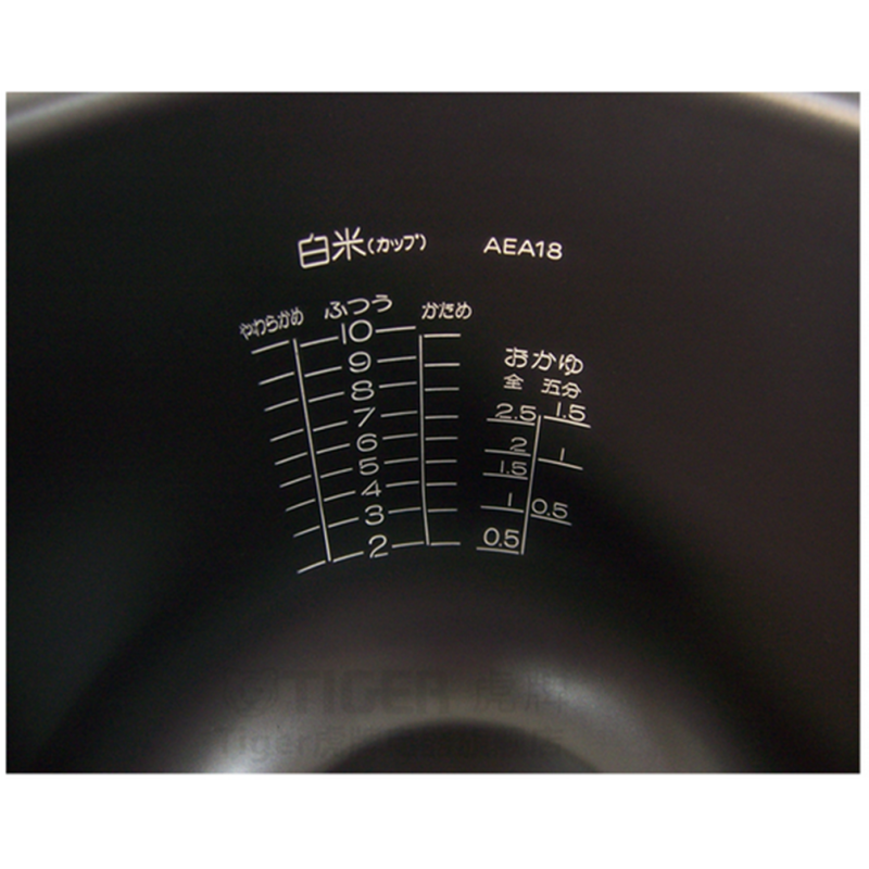 tiger虎牌 微电脑液晶显示电饭煲 多功能电饭煲底盘加热 碗型加热器 家用 JAG-B18C