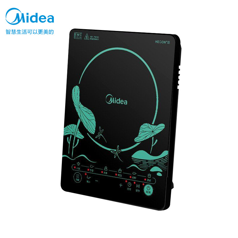 美的(Midea)电磁炉家用大功率节能炒锅套装多功能一体电炒锅猛火WK2202P1 WK2202P1