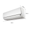 松下空调 Panasonic 二级能效 全直流1.5匹挂壁空调 KFR-36GW/BpLFM1