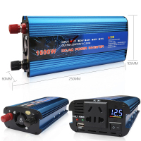 车载逆变器12V24V48V转220V逆变器闪电客家用电源转换器 型12v/24v加强版200w