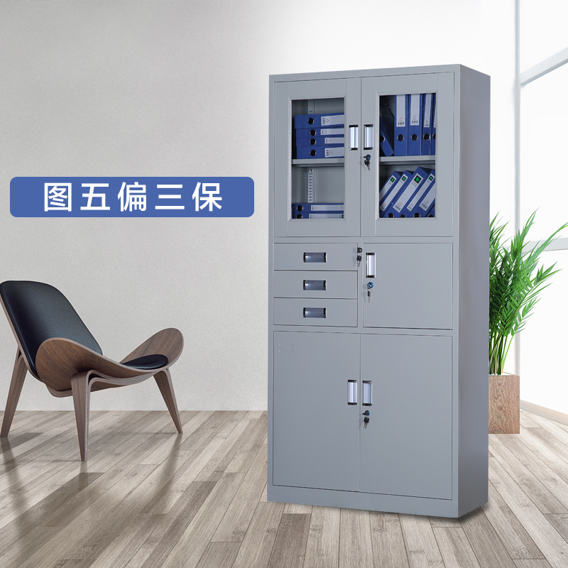鑫环境 加厚偏三内保铁皮柜文件柜更衣柜档案柜办公室资料柜其他金属办公柜类带锁家用储物阳台柜高清大图