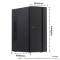 联想(Lenovo)擎天T510A 英特尔酷睿i5(i5-9400F 8G 256G 独显 WIFI)定制 21.5英寸显示器 商务办公学习个人家用企业采购台式机电脑