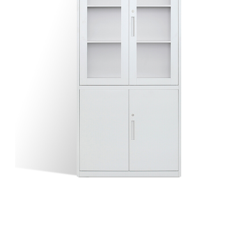 花城办公玻璃文件柜厚款 1850*900*500mm(仅限烟台五区区内配送)高清大图