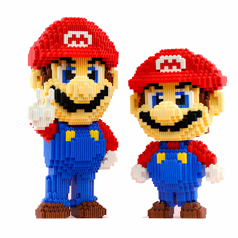 兼容樂高微型拼装小颗粒积木成人钻石玩具3d模型拼图马