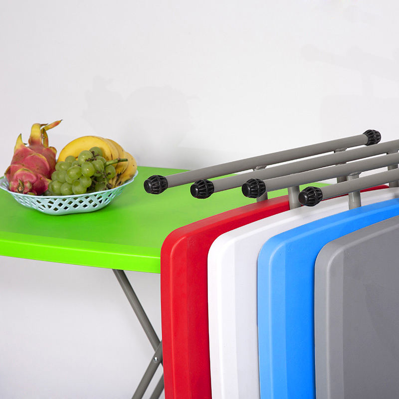 汐岩可折叠桌椅餐桌家用2人儿童学生书桌吃饭小桌子户外便携式写字桌高清大图